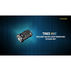Nitecore TINI3 Nyckelringsficklampa 600 lumen, Grå